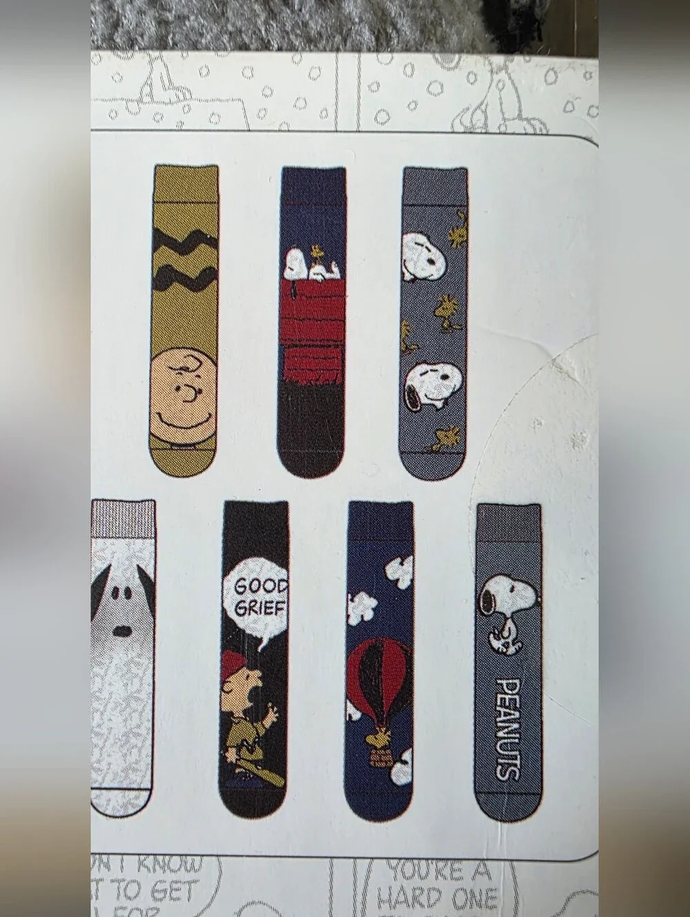 NWT Peanuts Character Socks 7 Pairs